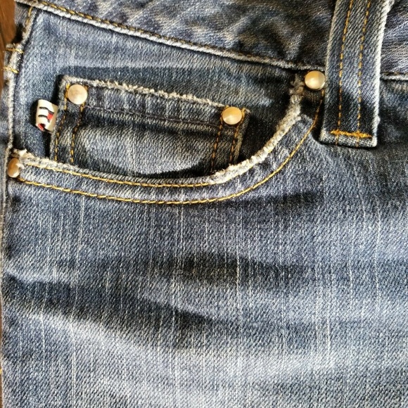 Tommy Hilfiger Women's Jeans Sz 6 Low Rise Boot Blue Denim Tommy Jean Inseam 28 - Picture 3 of 8